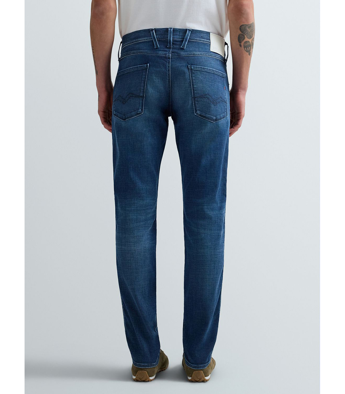 スリムフィットANBASS Hyperflex Matrix ストレッチデニム 詳細画像 ブルー 3